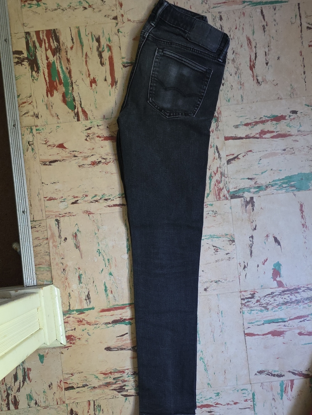 Men's Dark Black Slim Fit Jeans